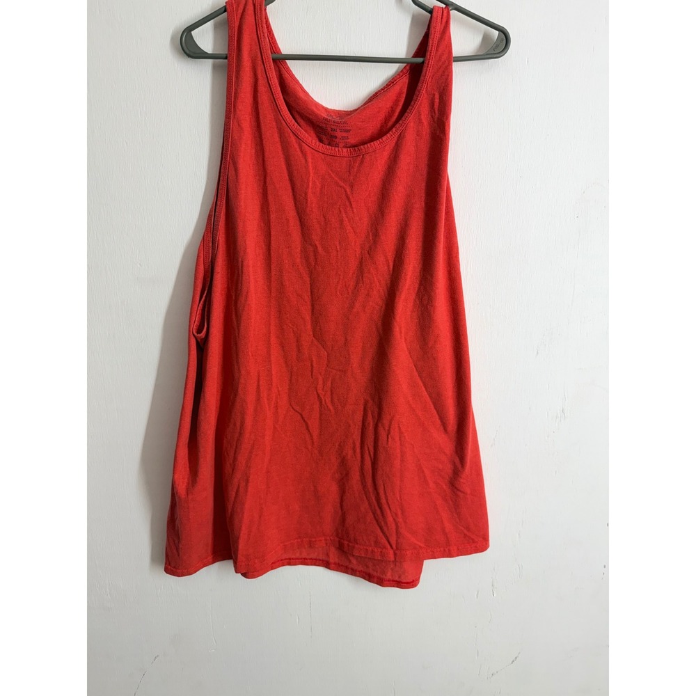 Fruit of the Loom Mens Tank Top 2XL Red Heather Sleeveless Muscle Shirt Basic